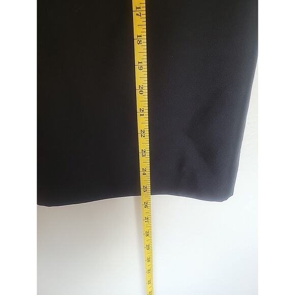 Vintage Albert Nipon Skirt Suit Women 10 Black Wool & Silk Lined Blazer Career - Picture 12 of 16